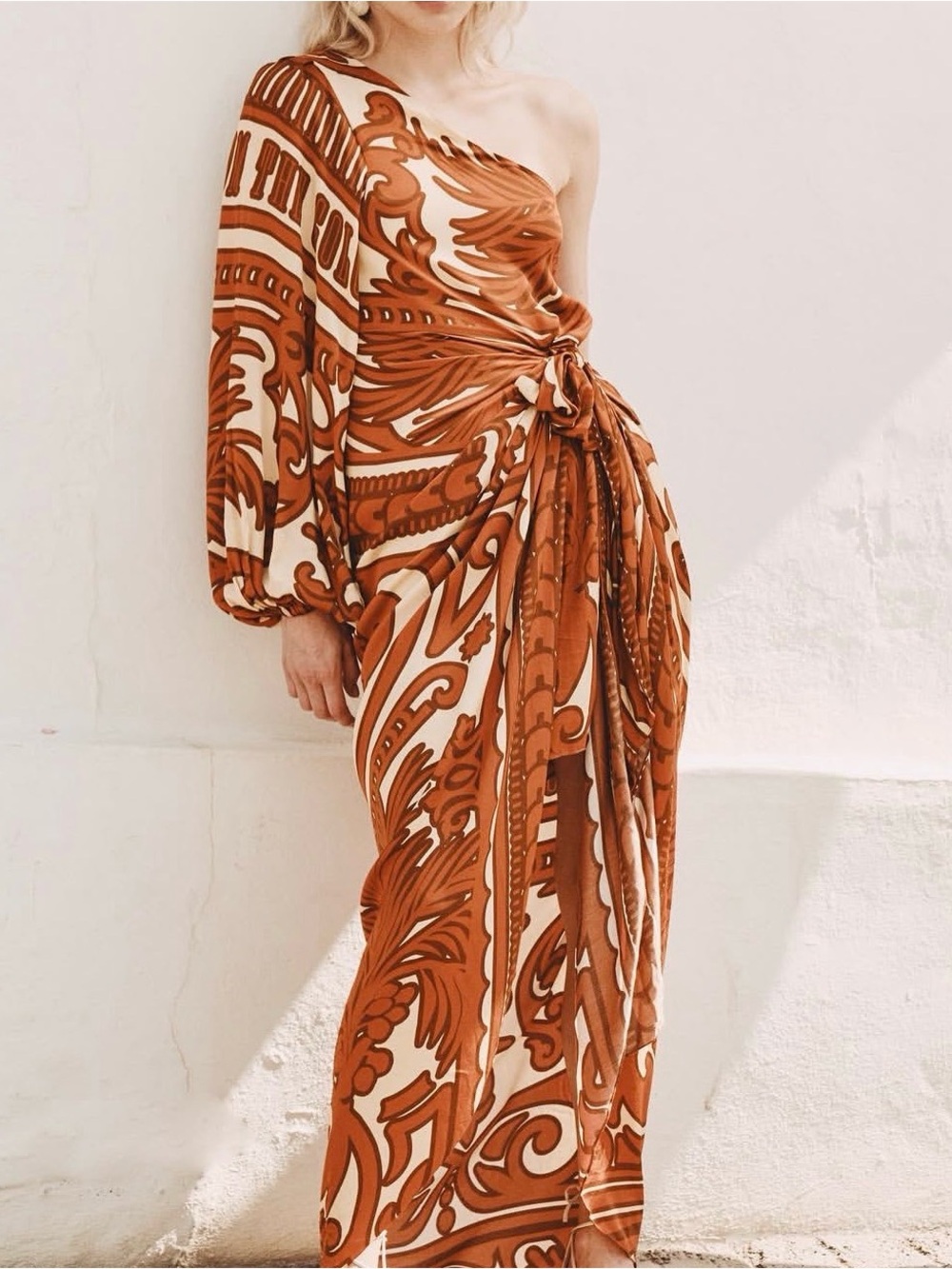 Eugenia Fernandez One Shoulder Dress M - Picture 2 of 5